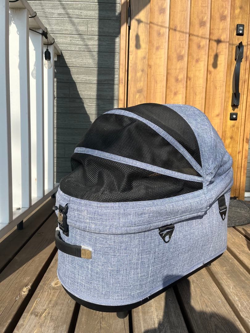 AIRBUGGY ペットカート メランジデニム　ドーム3