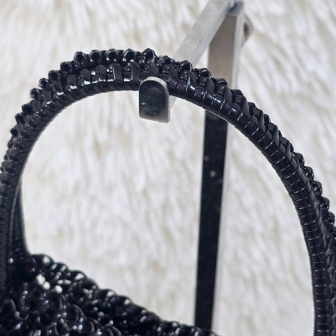 極美品✨アンテプリマ ミディアム チェーン エナメルブラック