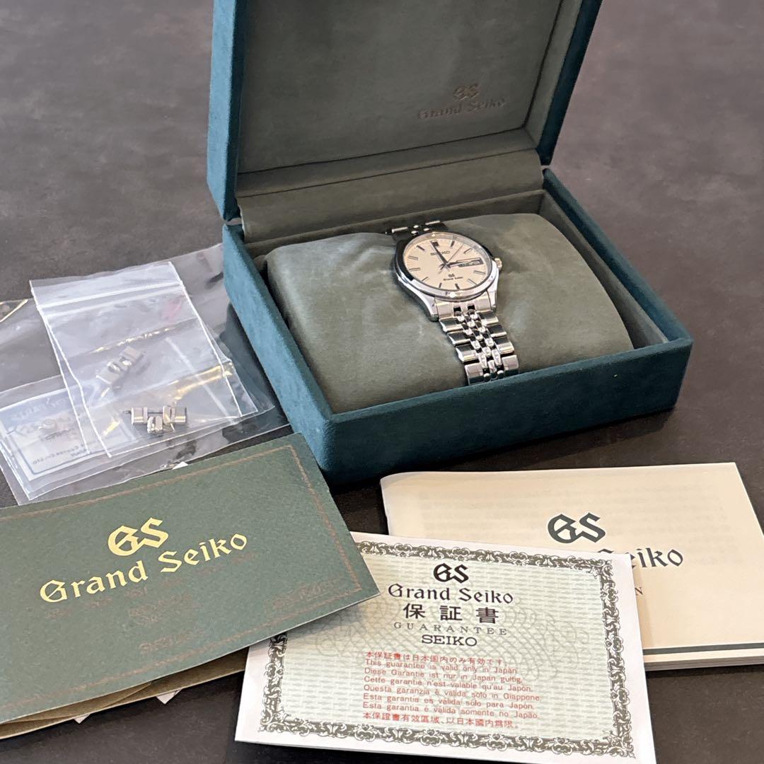 グランドセイコー SBGT001 9F83-9A00 白文字盤 デイデイト