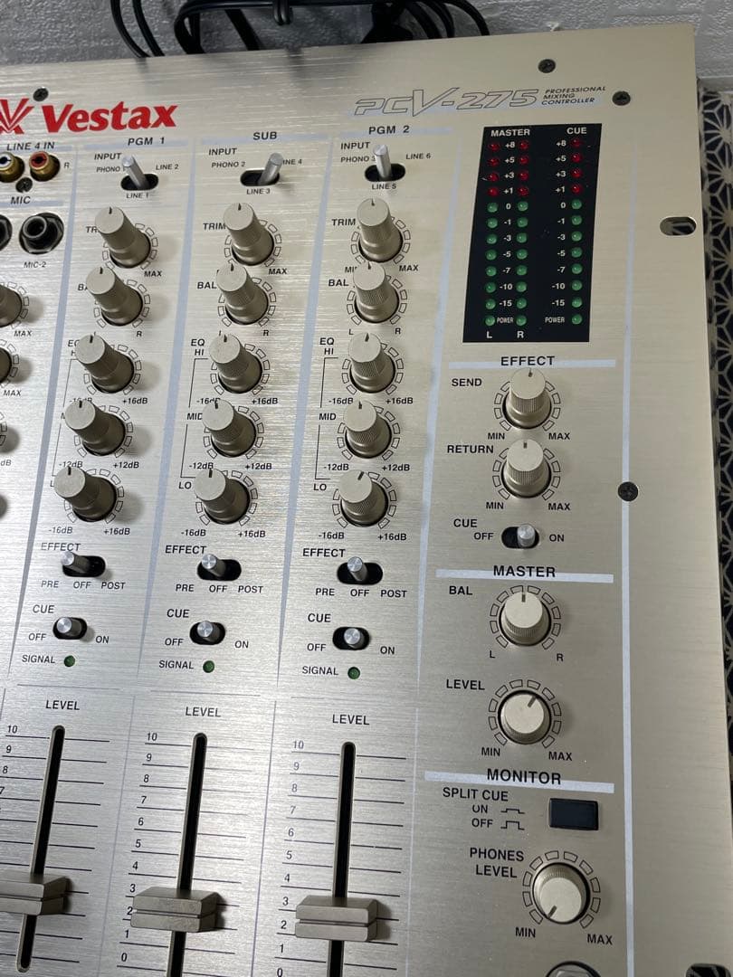 VESTAX ベスタクス　PCV-275 縦横フェーダーメンテナンス