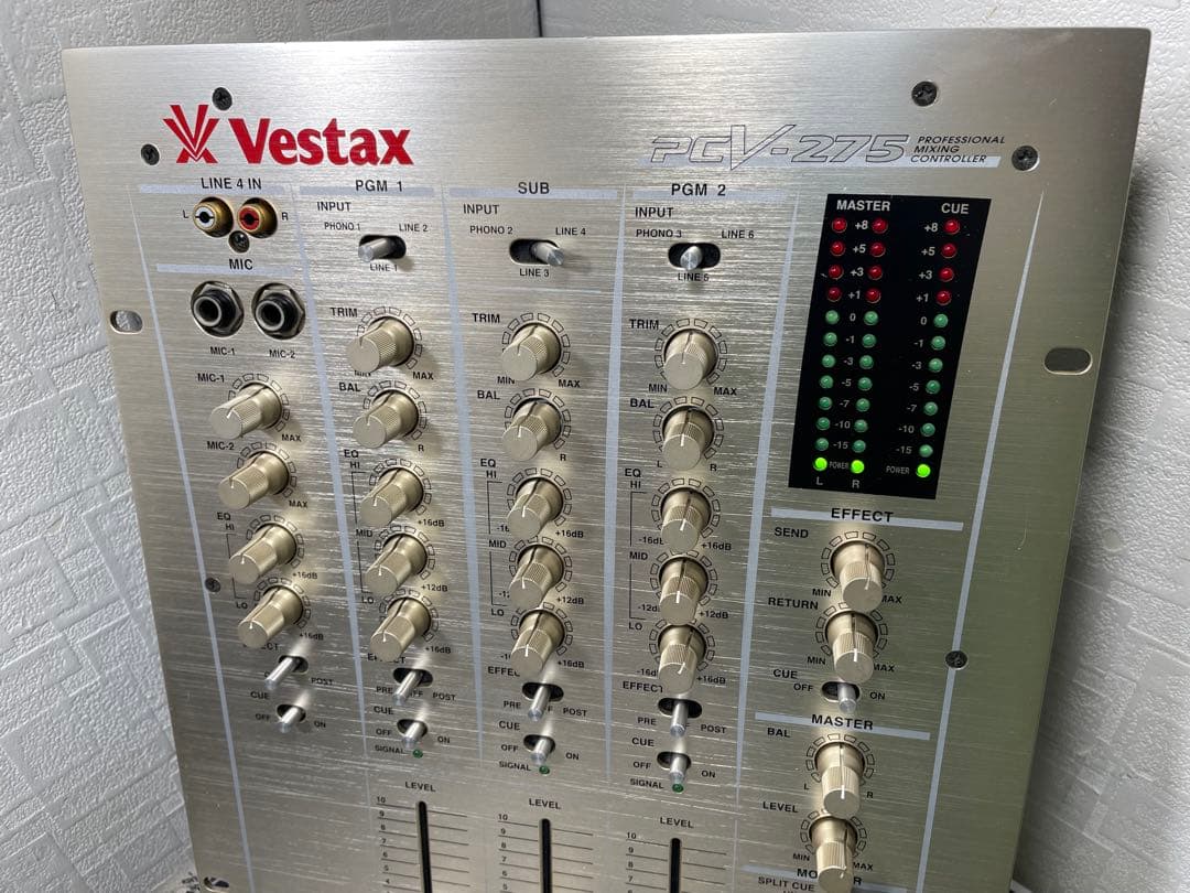 VESTAX ベスタクス　PCV-275 縦横フェーダーメンテナンス