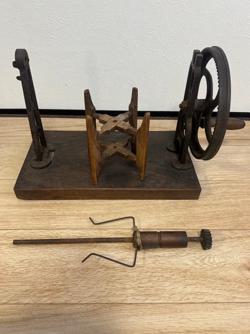 天久座繰り機　古道具　糸巻き機　おまけ付