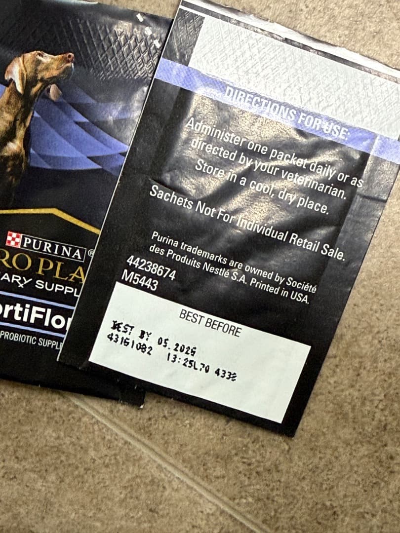 Purina FortiFlora 犬用サプリ　3ヶ月90包+36日分おまけつき