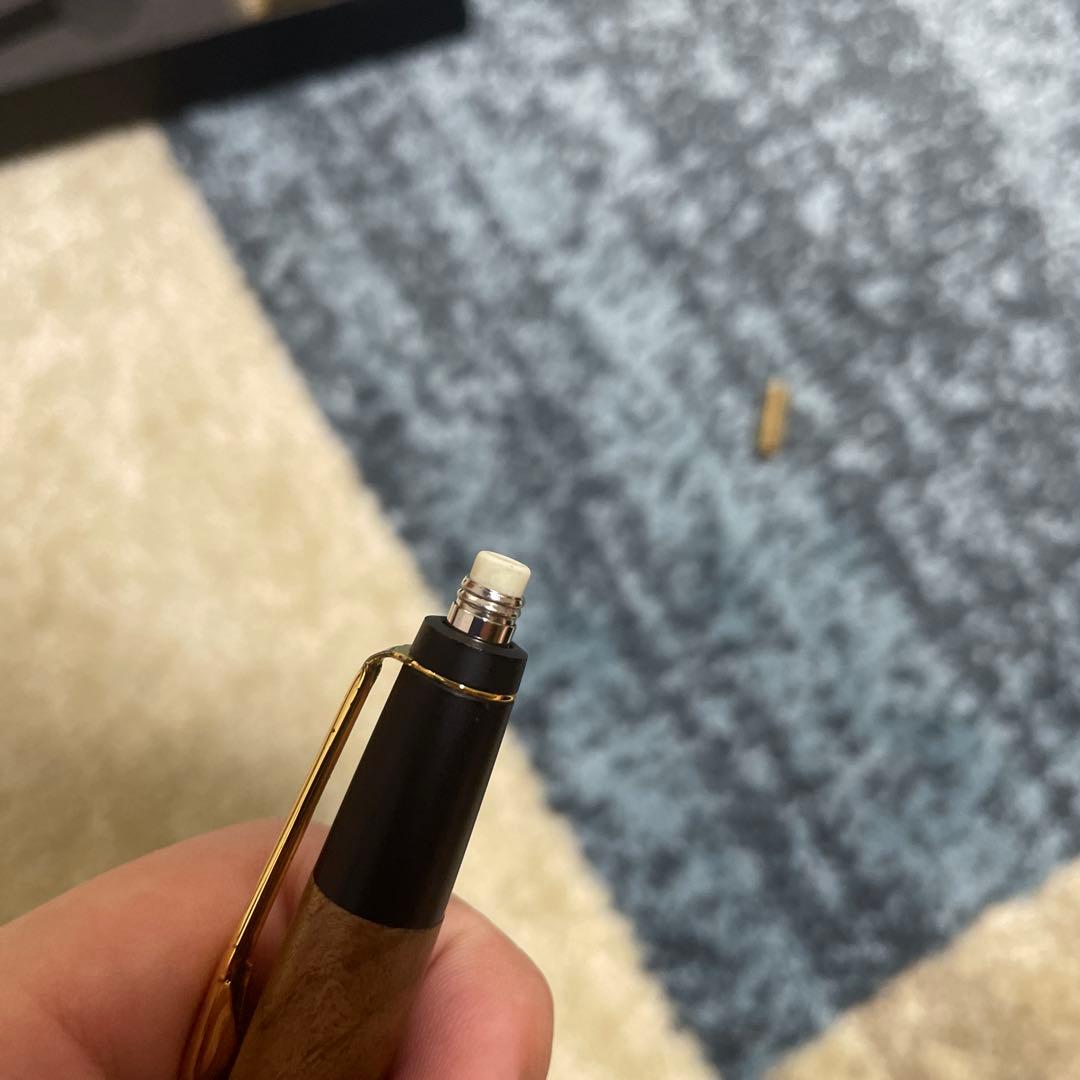 野原工芸 旧型マーブルウッド MPゴールド 0.5mm シャーペン