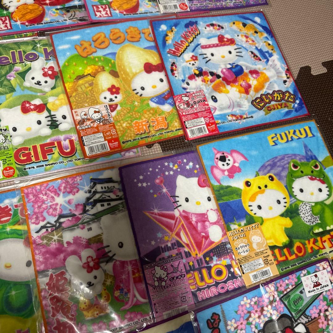 ハローキティタオルアソートセット プチタオル 数量: 19枚セット