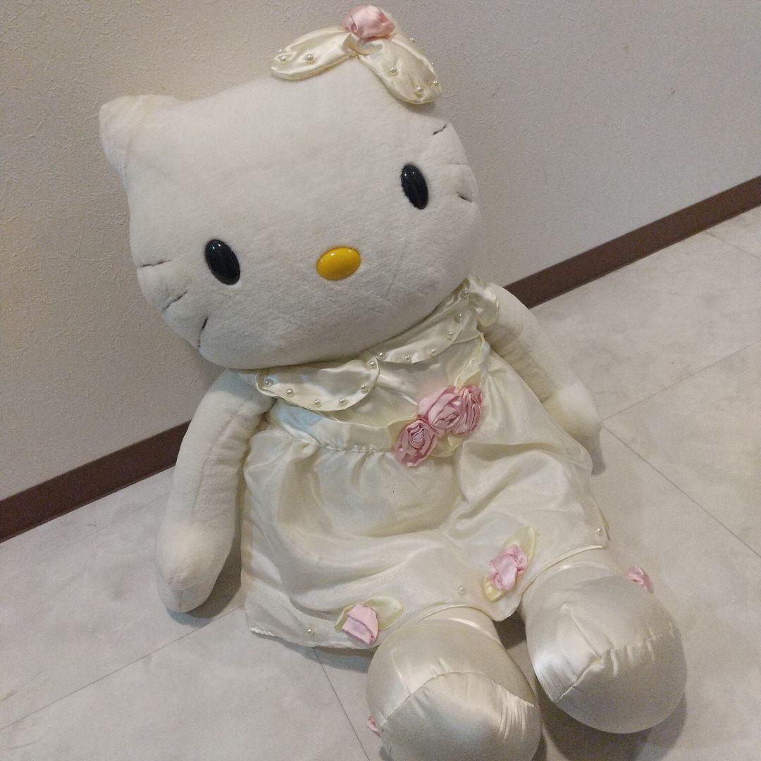 美品　超特大　ハローキティ　ぬいぐるみ　足長　脚長