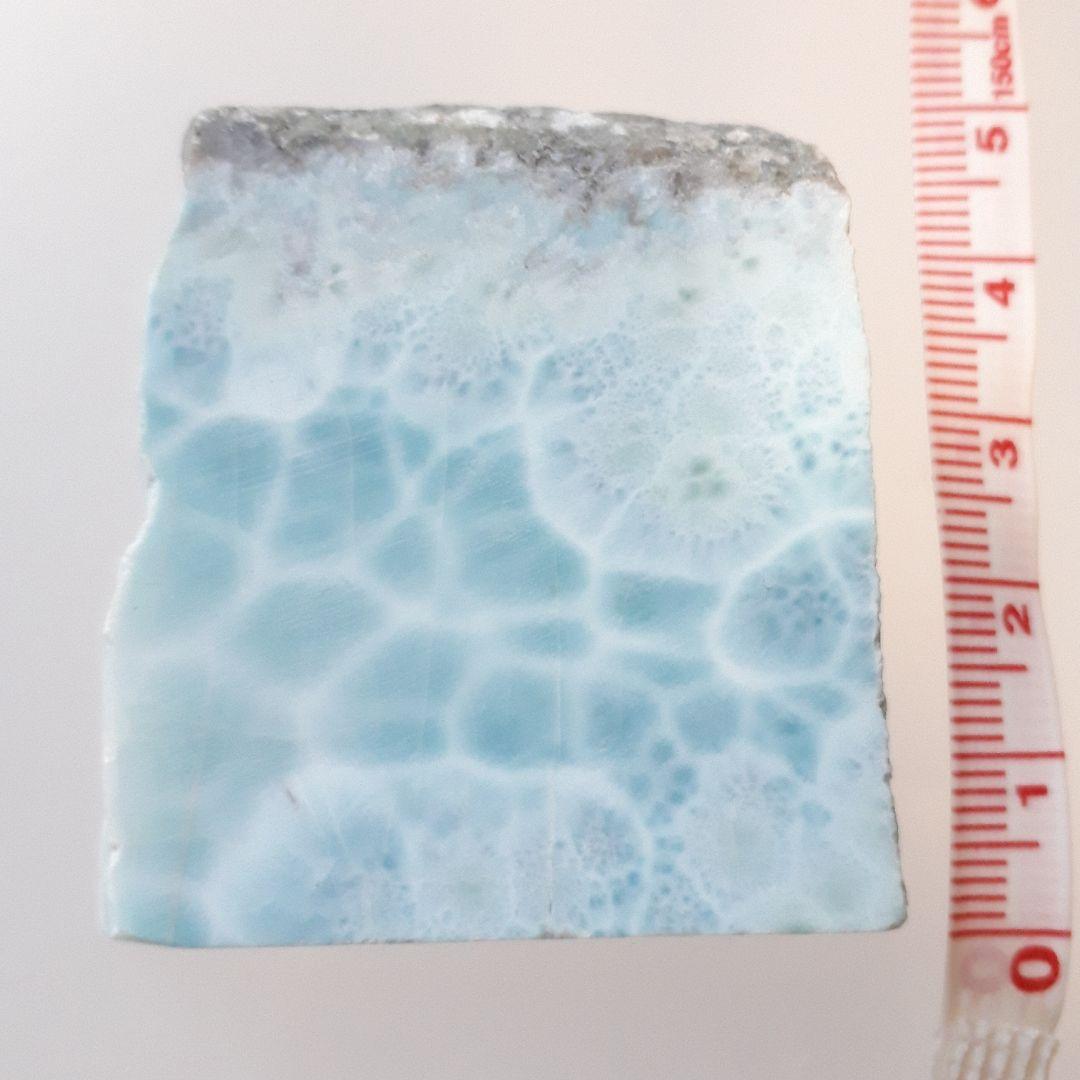 ラリマーの板状原石　52g