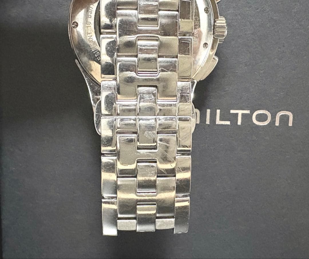歳末セール中 ハミルトン HAMILTON ジャズマスタークロノグラフ 自動巻き
