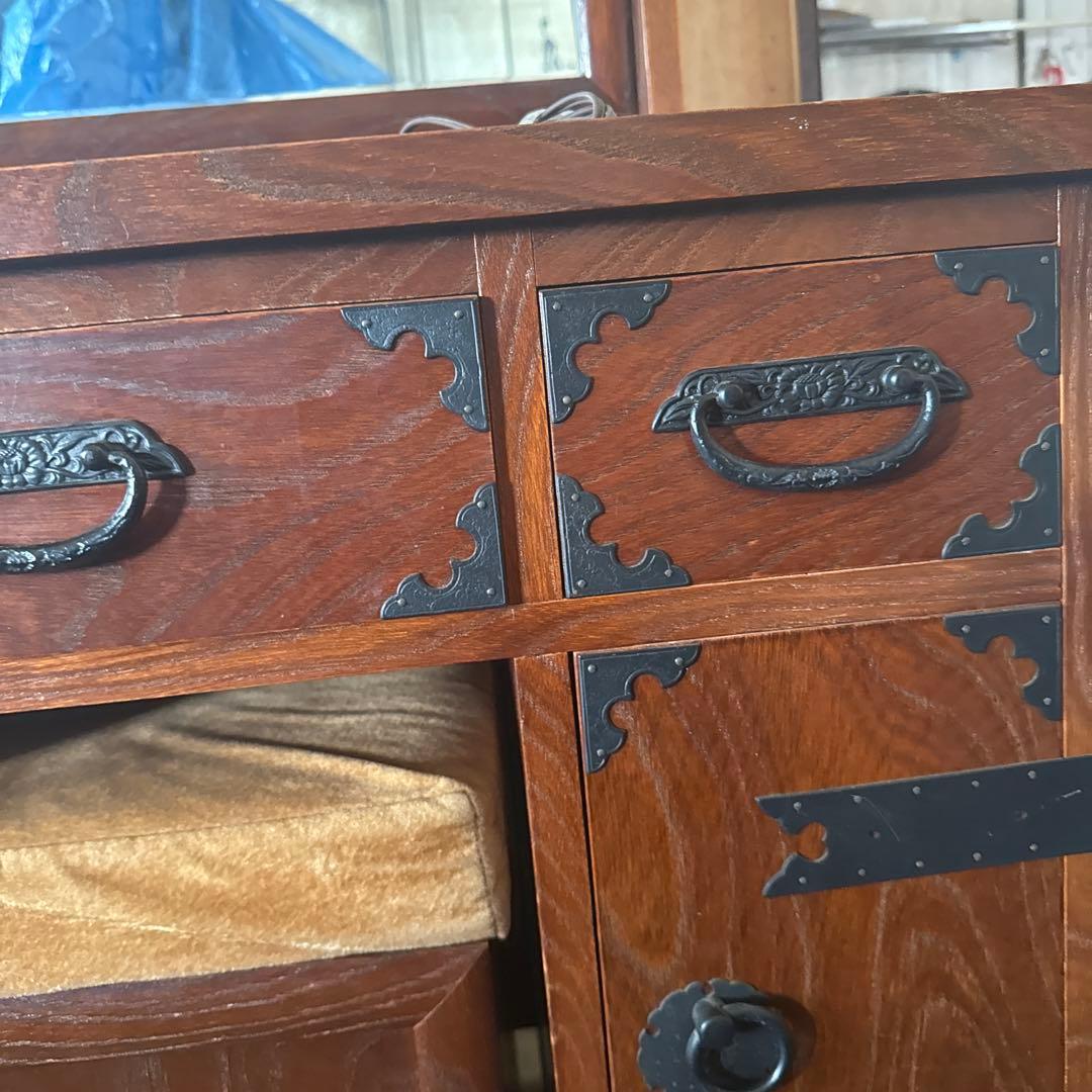 【送料込み】岩谷堂化粧箪笥　ドレッサー　岩手伝統工芸　化粧台