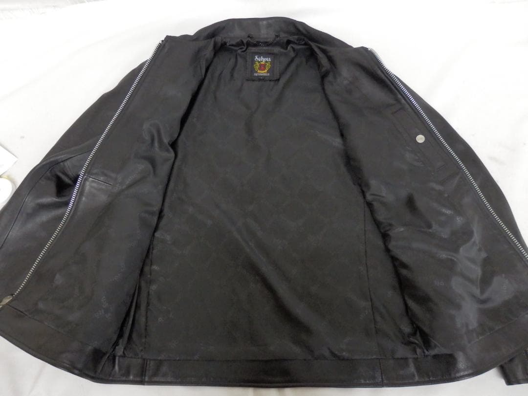M1530 Schott シングル ブレスト ライダースジャケット 羊革