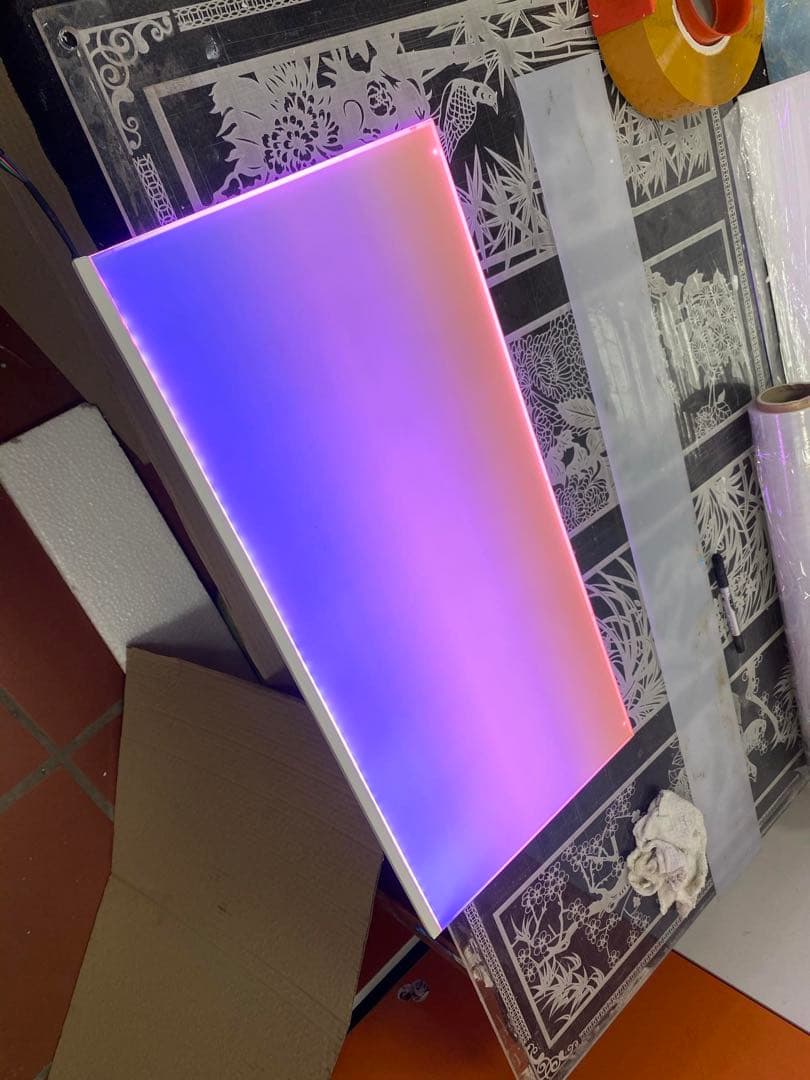 新品未使用　ライトスクリーン　アクアリウム　LED RGB 60cm×45cm