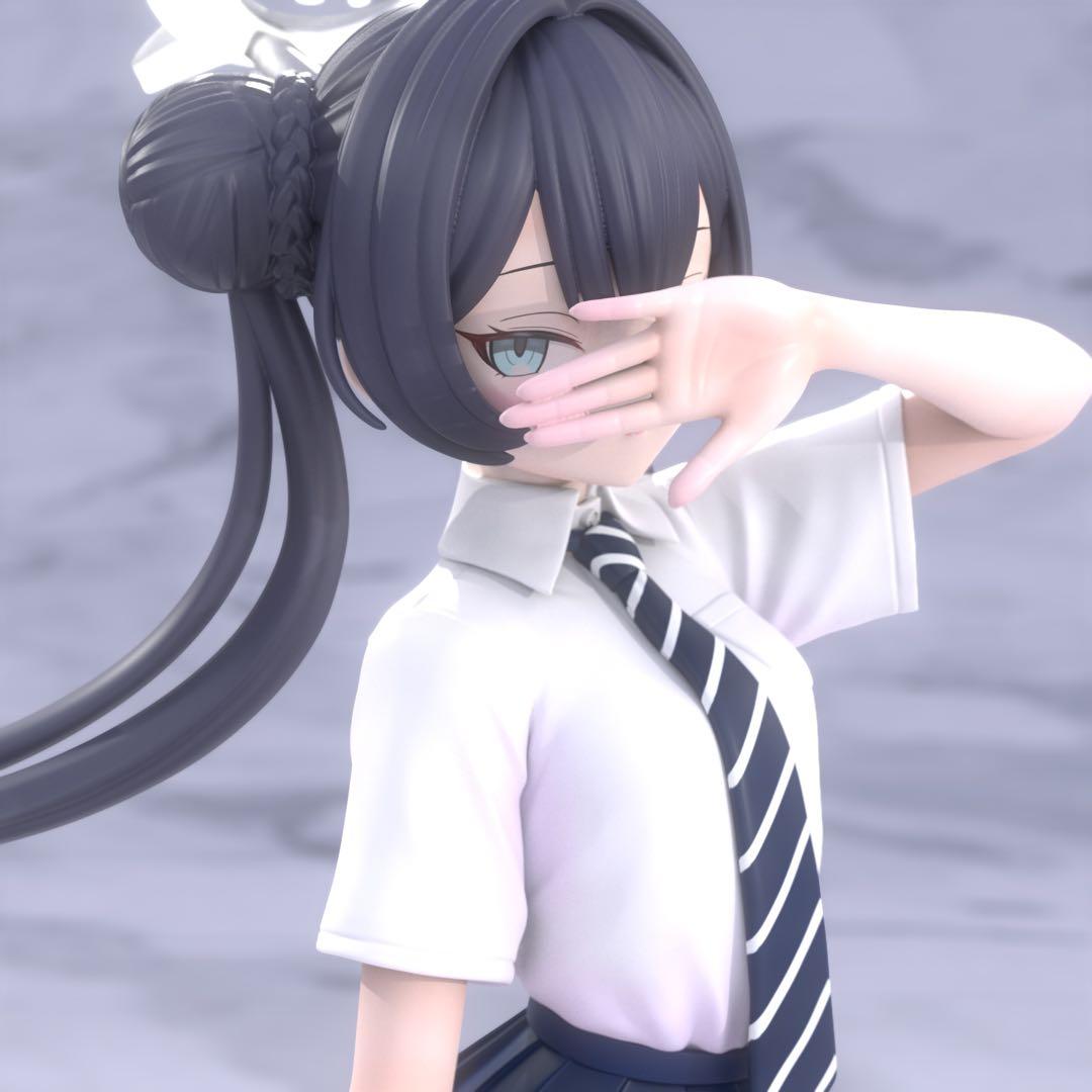 ブルーアーカイブ　竜華キサキ　制服　ガレージキット　完成品