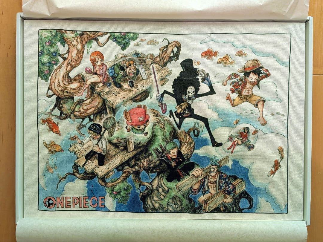 ONE PIECE 尾田栄一郎 原画 ファブリックパネル 2012