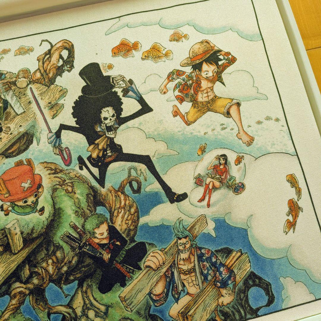 ONE PIECE 尾田栄一郎 原画 ファブリックパネル 2012