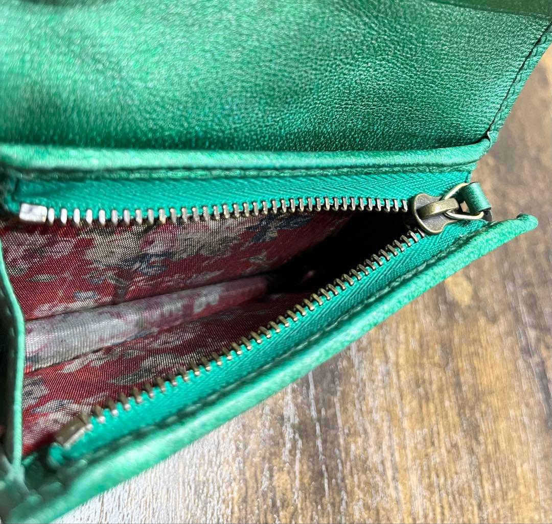 GUCCI グッチ オースビットラミネートレザー ミニウォレット