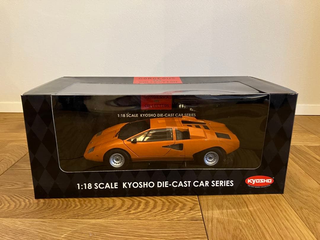 未開封 1/18 京商 ランボルギーニ カウンタック LP400 オレンジ