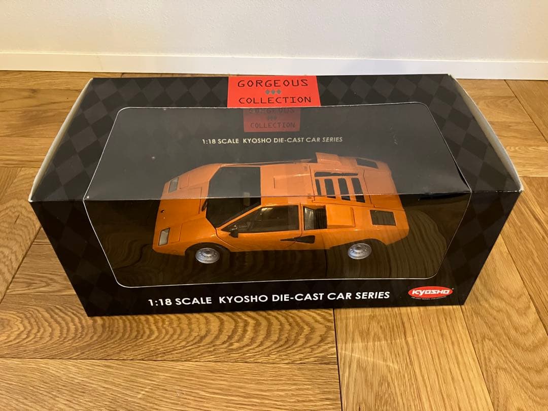 未開封 1/18 京商 ランボルギーニ カウンタック LP400 オレンジ