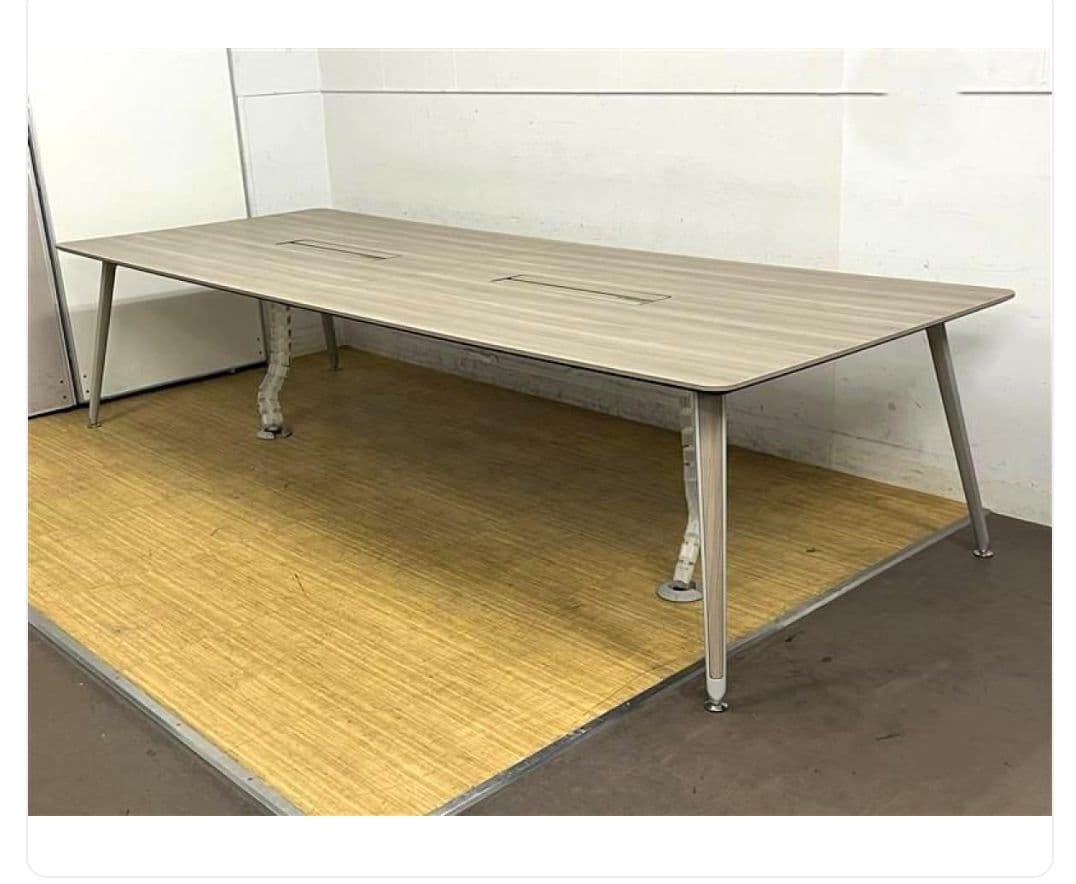 オフィステーブル　配送可　オカムラ　プリシード　8人がけ　会議テーブル　美品