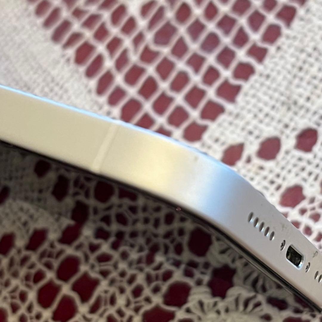 iPhone12 本体　64GB 純正バッテリー容量79% ホワイト×シルバー