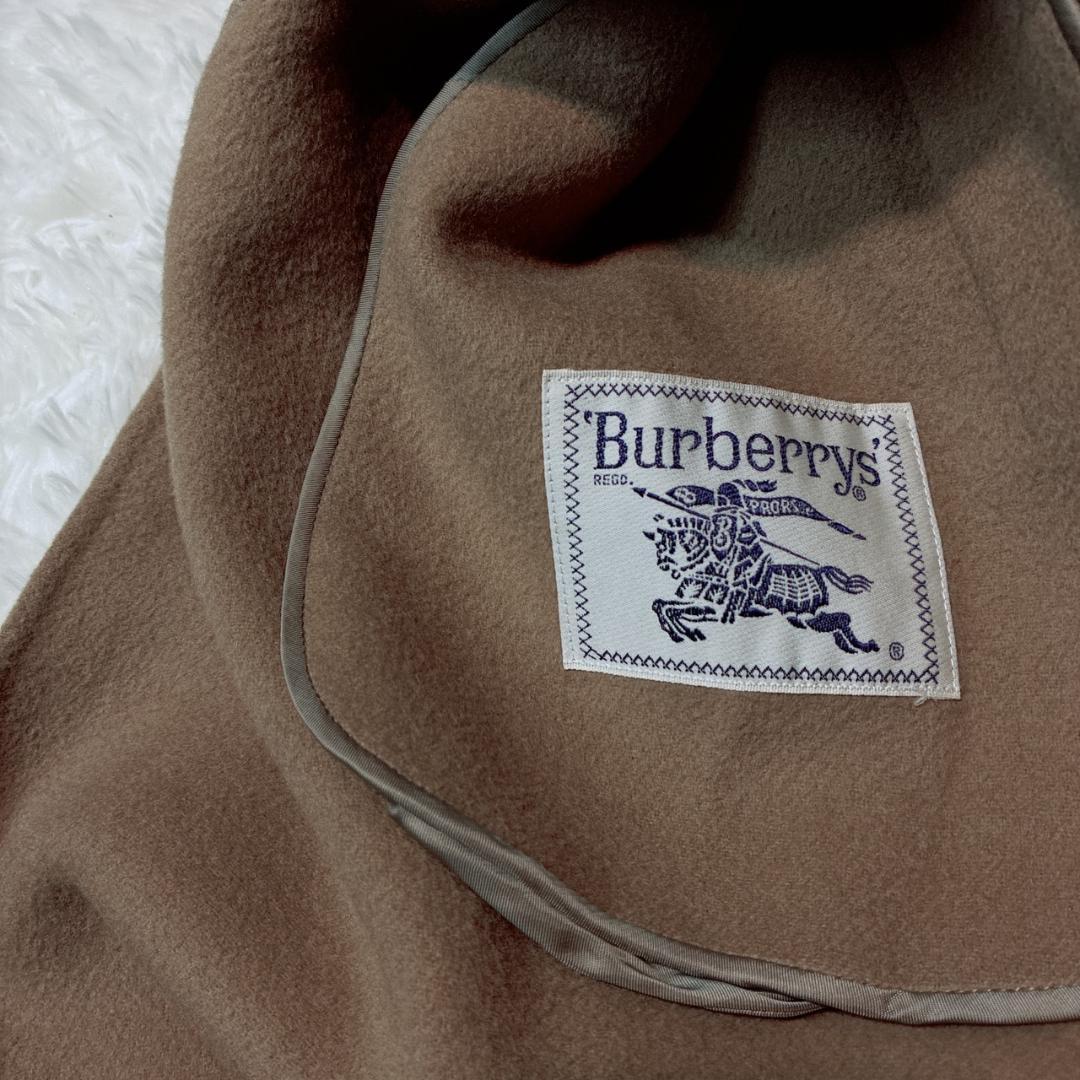 BURBERRY バーバリーズ ロングコート カシミヤ ウール ダブル キャメル