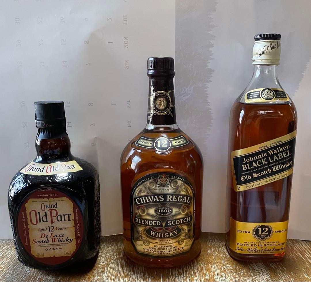 スコッチウイスキー 12年 3本セット