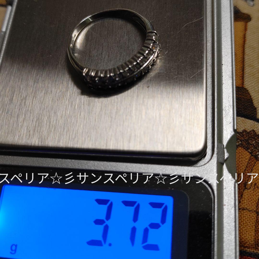 Pt900　ダイヤモンド1.00ctダブルライン リング