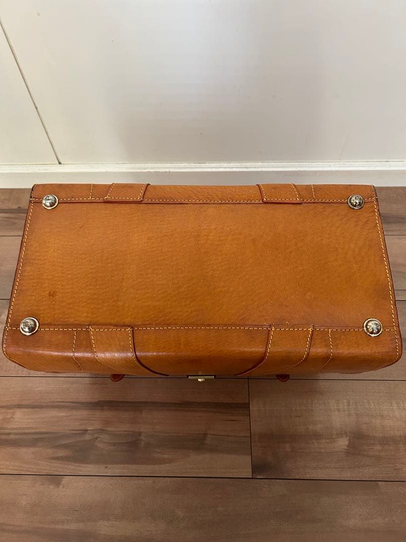 (極美品) Bruno Conti ブルーノコンテイ ボストンバッグ 本革