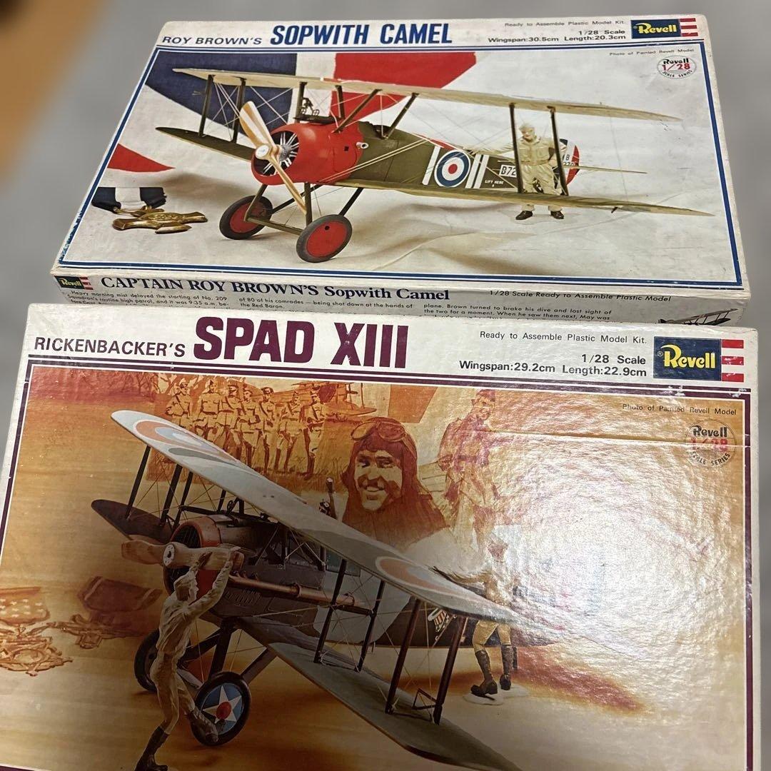 Revell 1/72 Sopwith Camel & SPAD XIII2個