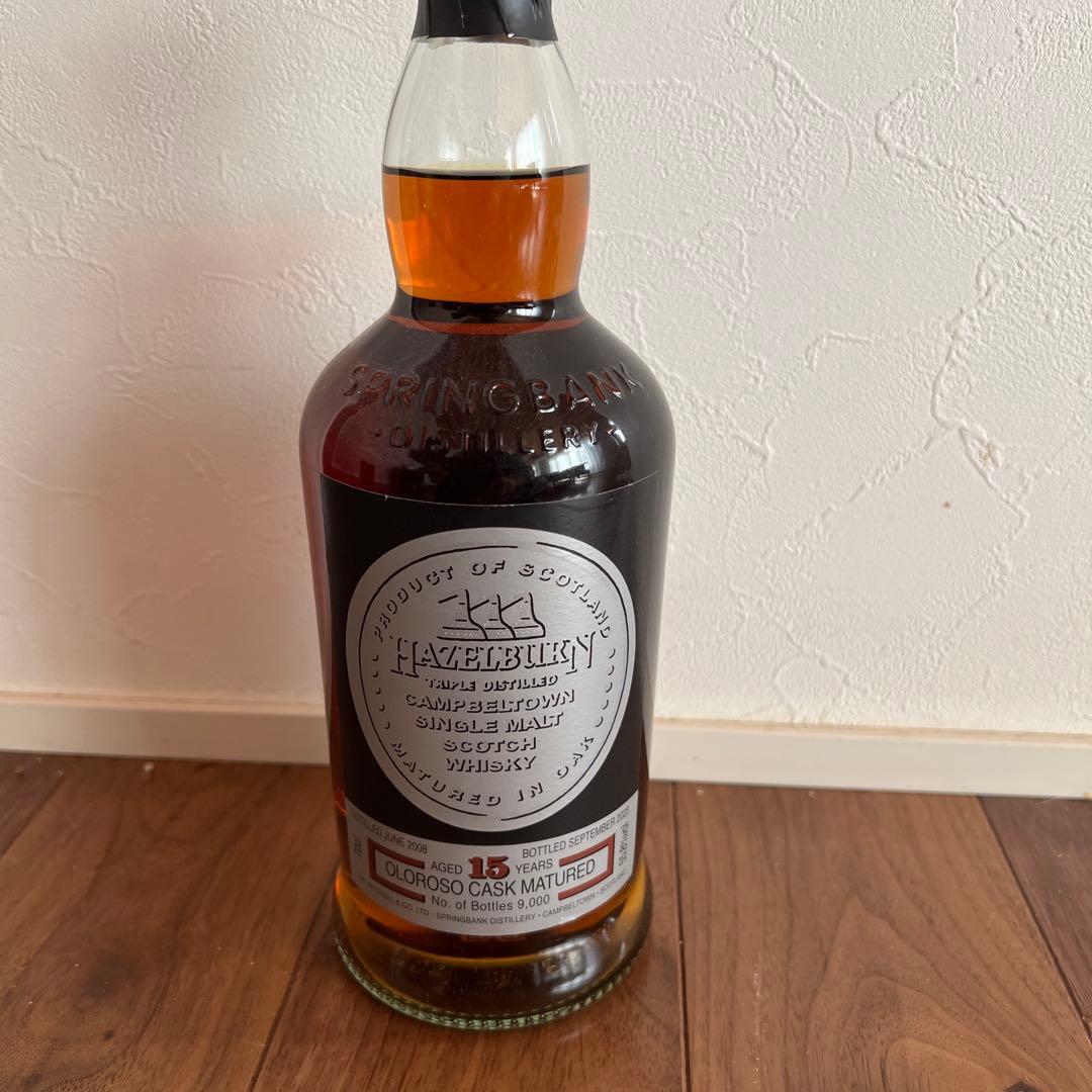 ヘーゼルバーン15年　オロロソカスク