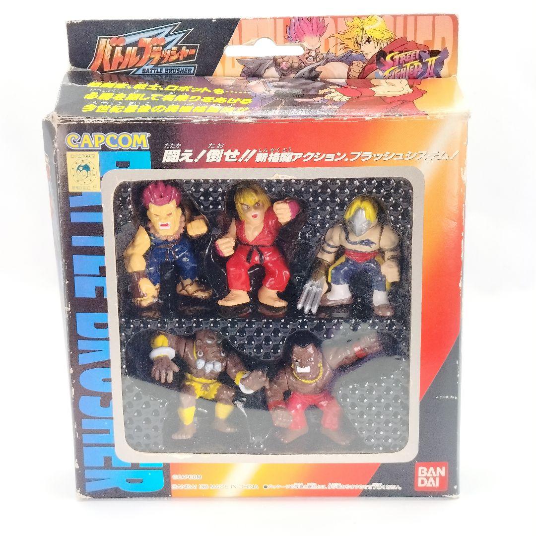 当時物 ストリートファイターⅡX バトルブラッシャー 戦士セット.2 フィギュア