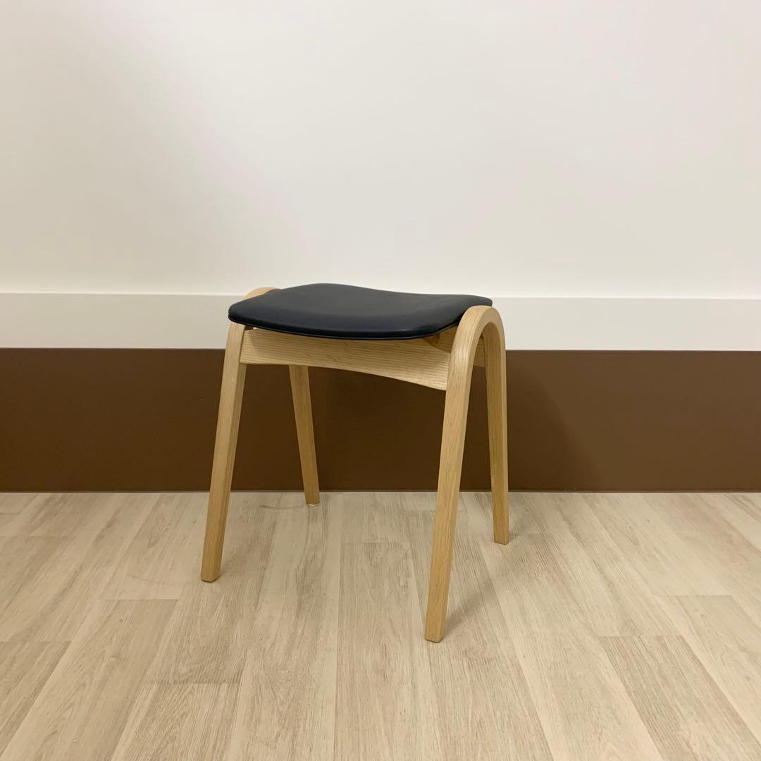 【極美品】秋田木工 スタッキングスツール 剣持勇 IDC 大塚家具 北欧 レトロ