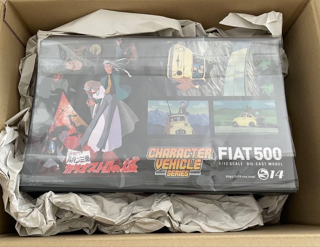 ルパン三世 カリオストロの城 FIAT 500 1/12スケール ミニカー