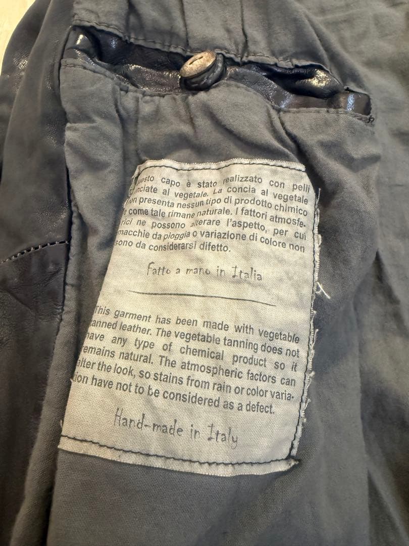 ジョルジオブラッド　ブラックレザージャケット