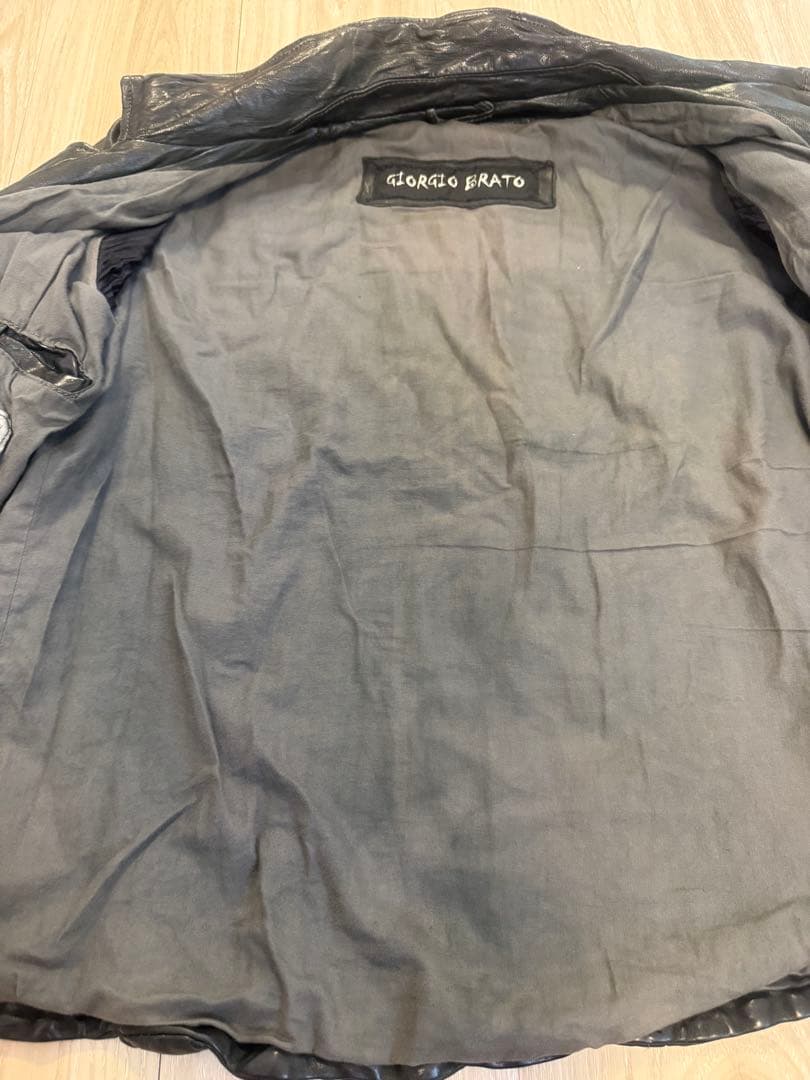 ジョルジオブラッド　ブラックレザージャケット