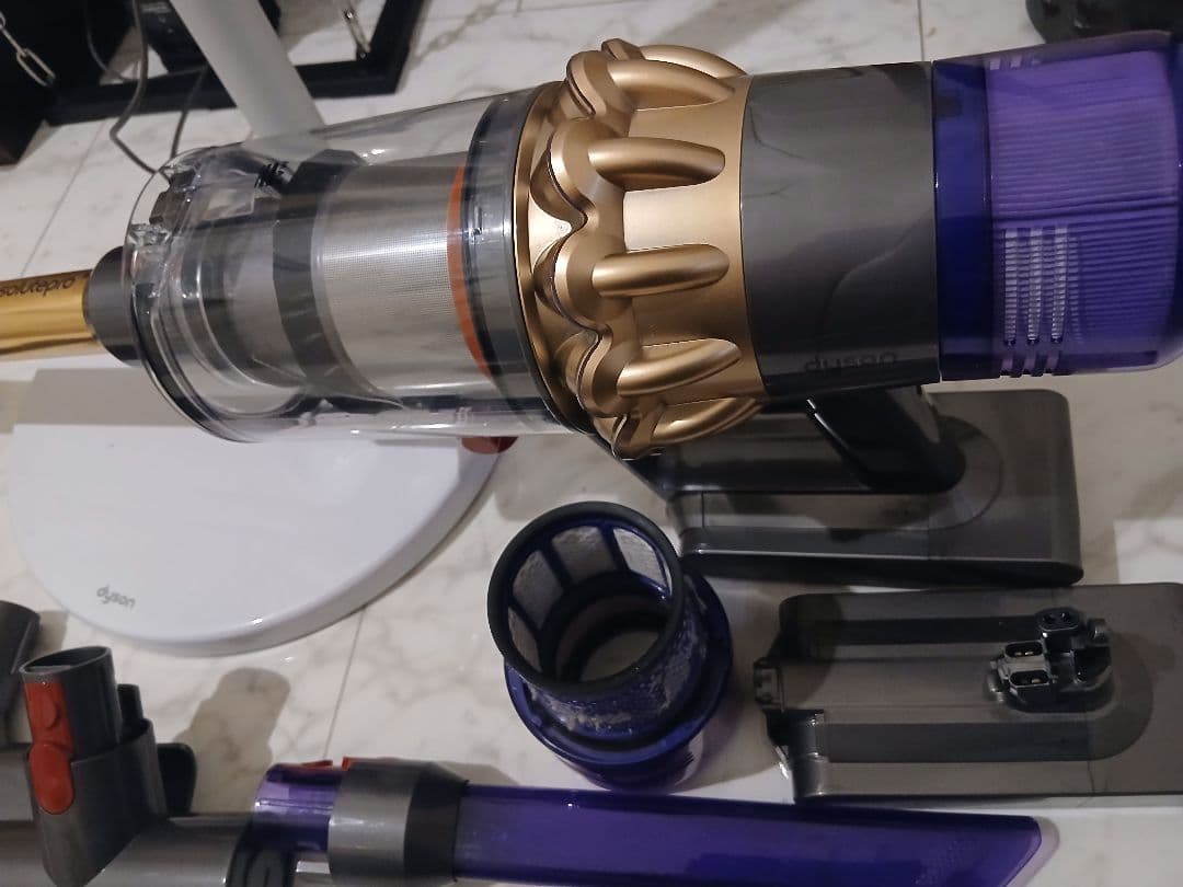 た*ー様 Dyson sv14 Absolute proゴールドスタンド付フルセ