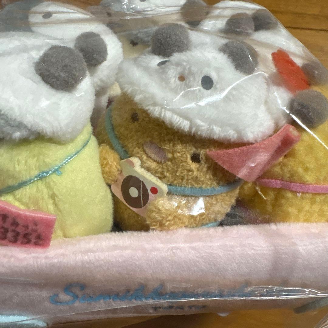 すみっコぐらし　東京駅店3周年　ぬいぐるみ　パンダ観光バス　てのりぬいぐるみ