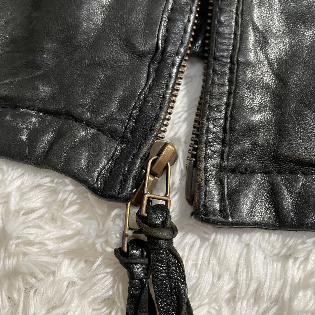 AVIREX レザージャケット アビレックス ラムレザー アーミージャケット