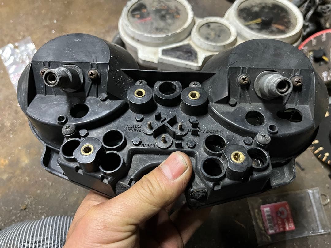 純正　CBX400F CBX550F メーター　オーバーホールベース　部品取