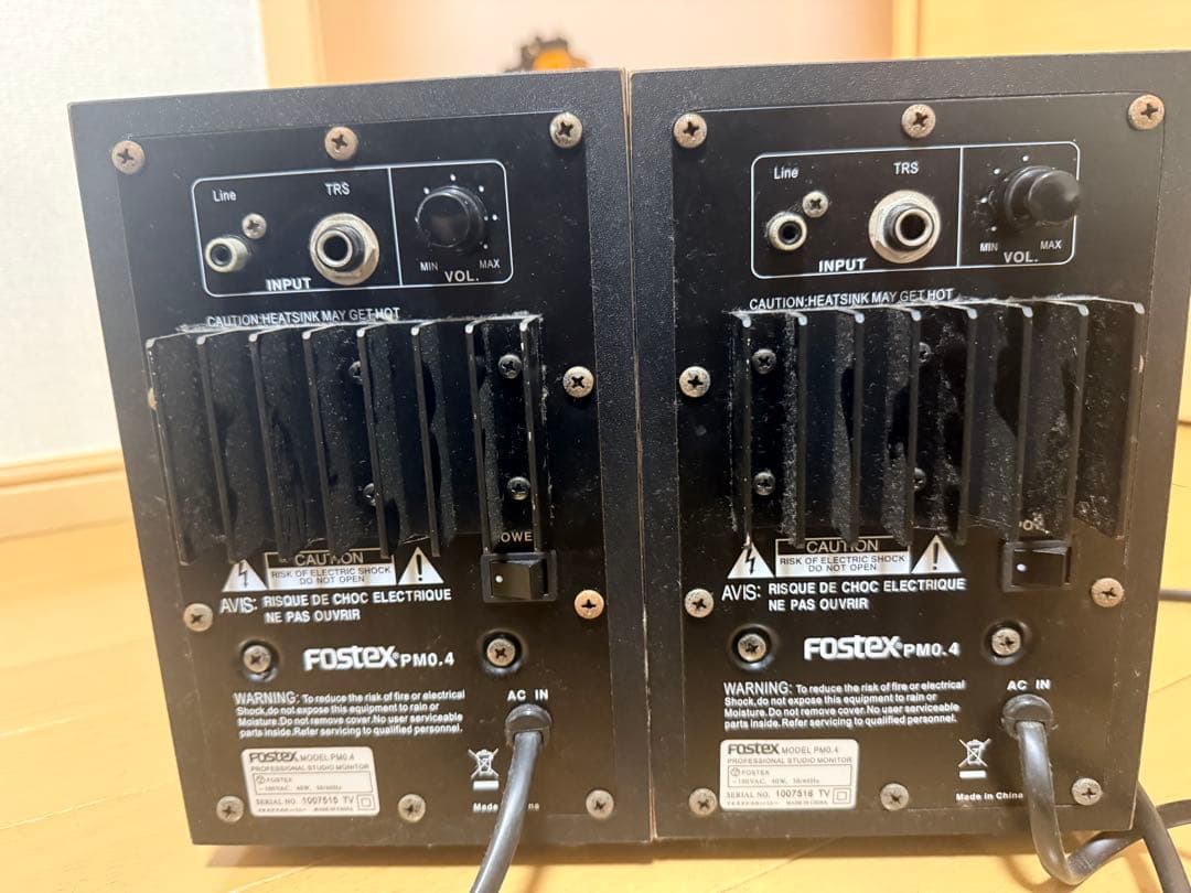 FOSTEX PM0.4 モニタースピーカー ブラック 2台セット＋おまけ
