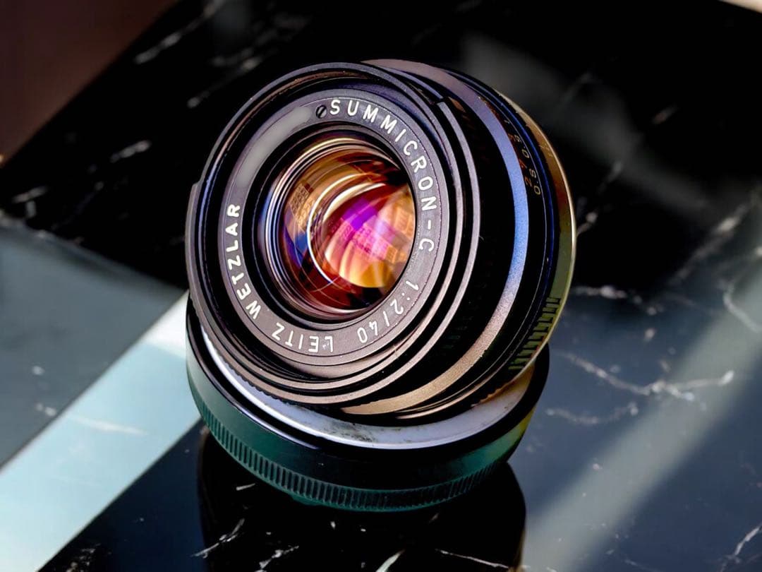 関東カメラサービスOH済票付　LEICA Summicron-C 40mm f2