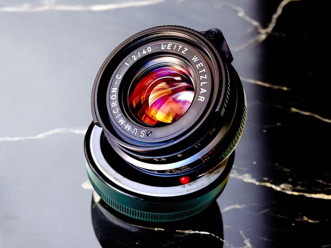 関東カメラサービスOH済票付　LEICA Summicron-C 40mm f2