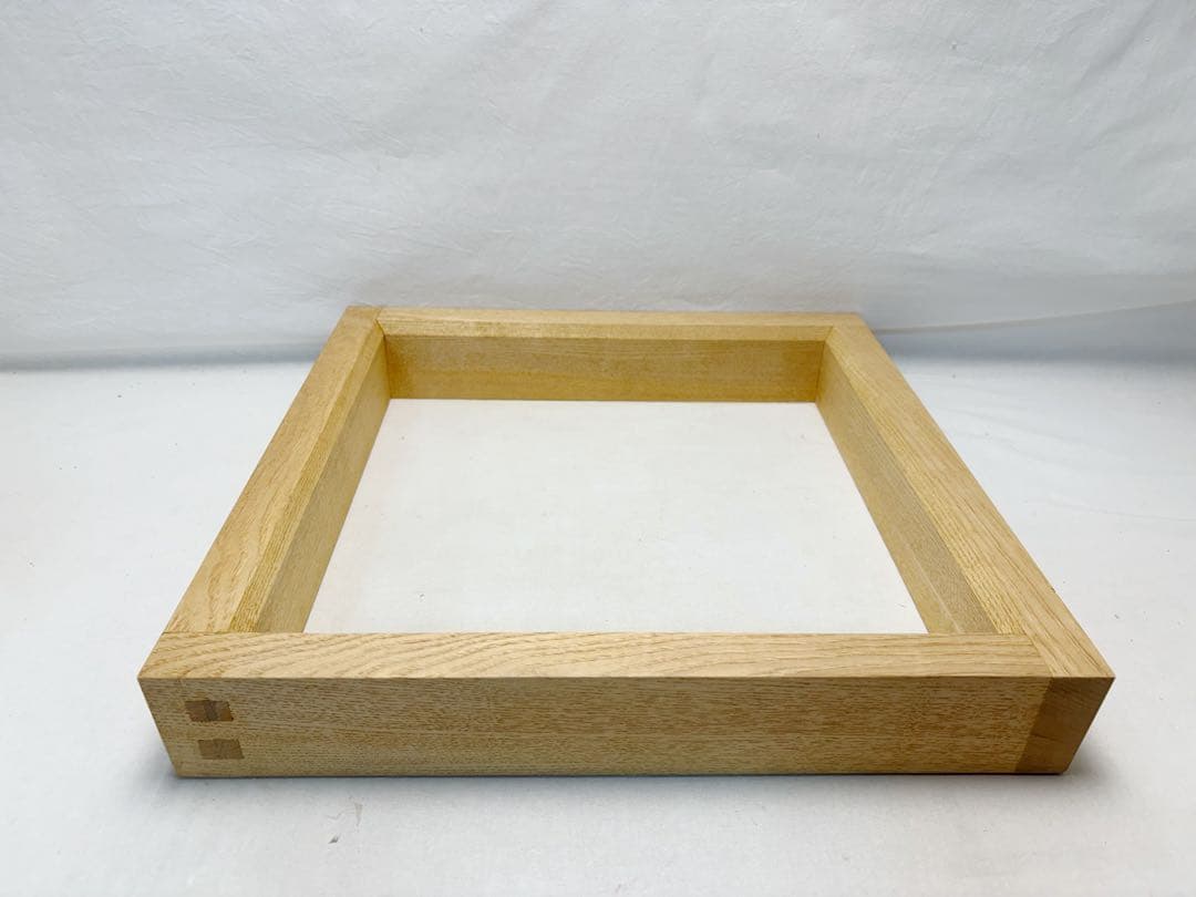 茶道具 銅製 浅型 炉壇 炉縁 2点セット 茶道 囲炉裏 煎茶道具 置炉 紙箱