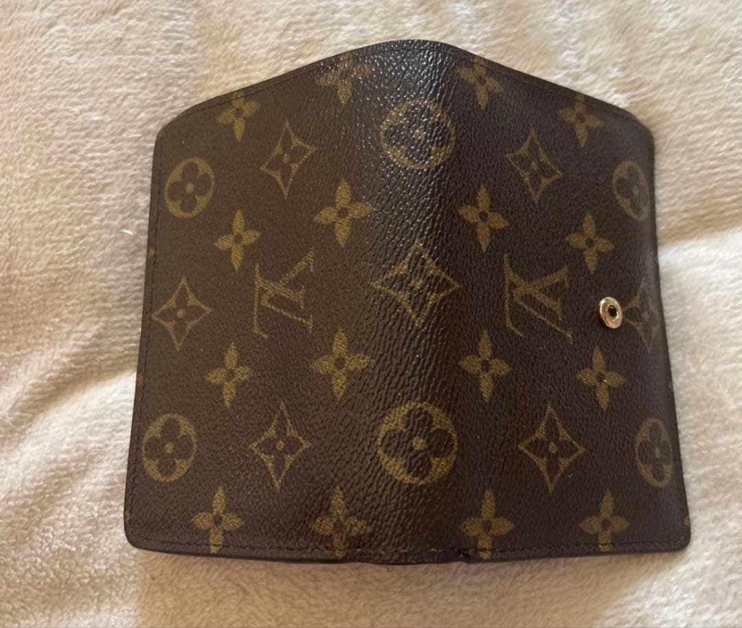 Louis Vuitton 二つ折り財布 ダークブラウン　極美品