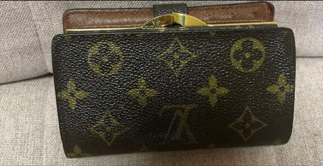 Louis Vuitton 二つ折り財布 ダークブラウン　極美品
