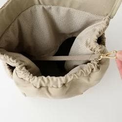 モンシェリ　ペット巾着メッシュギャザーリュック　S