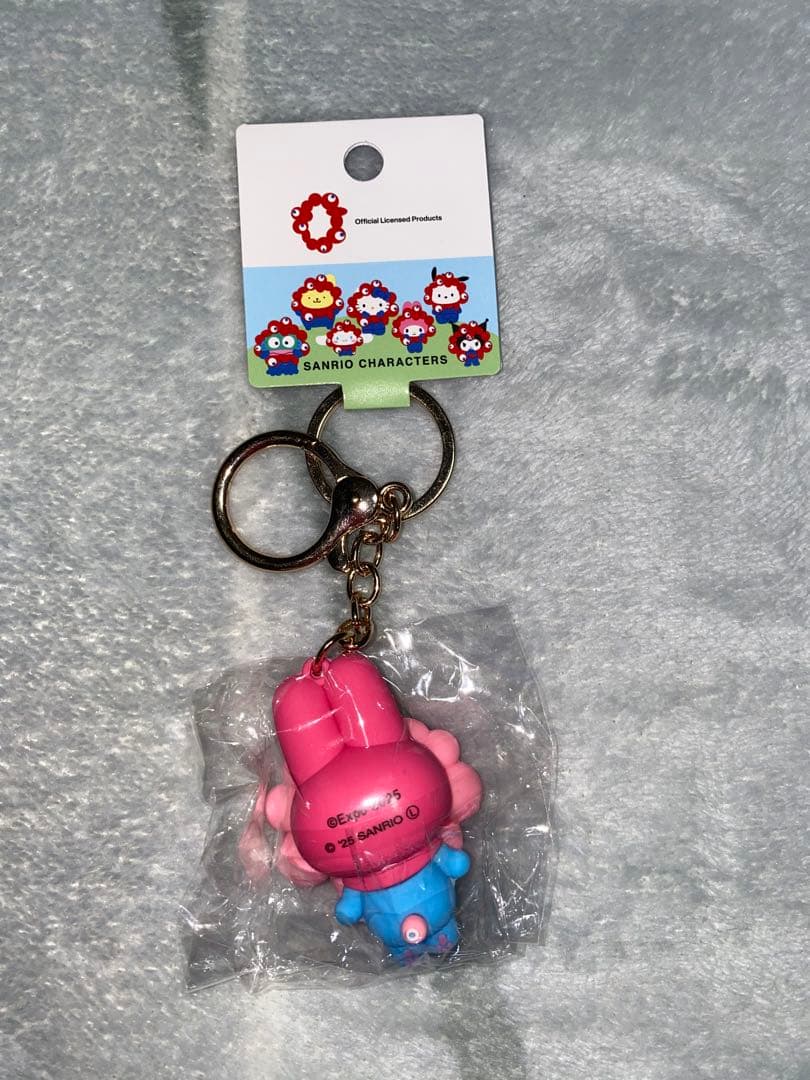 ミャクミャクとマイメロ・クロミ コラボのキーホルダー 2個セット