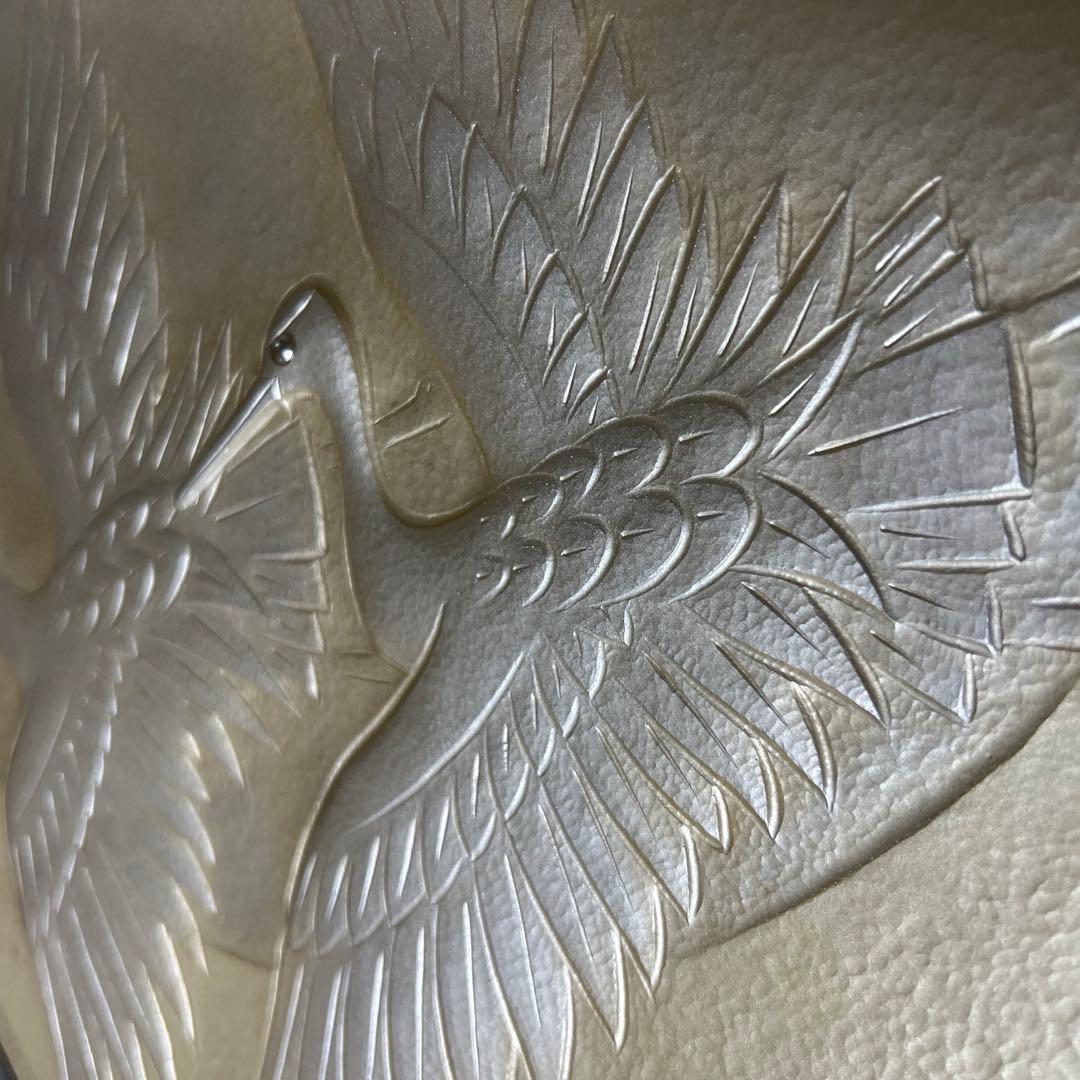 人間国宝　金森映井智　『日の出』　彫金