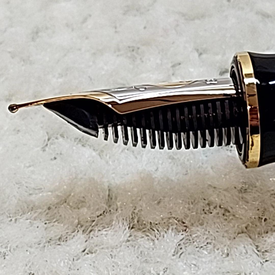 ペリカン　Pelikan　スーベレーン　M800 ブルー　ペン先18K　美品