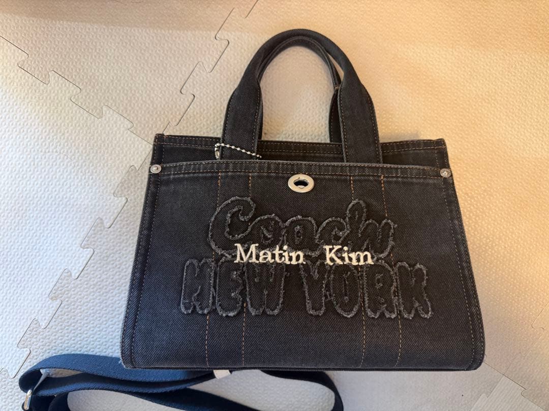 美品‼️Coach Matin Kim ブラック ハンドバッグ