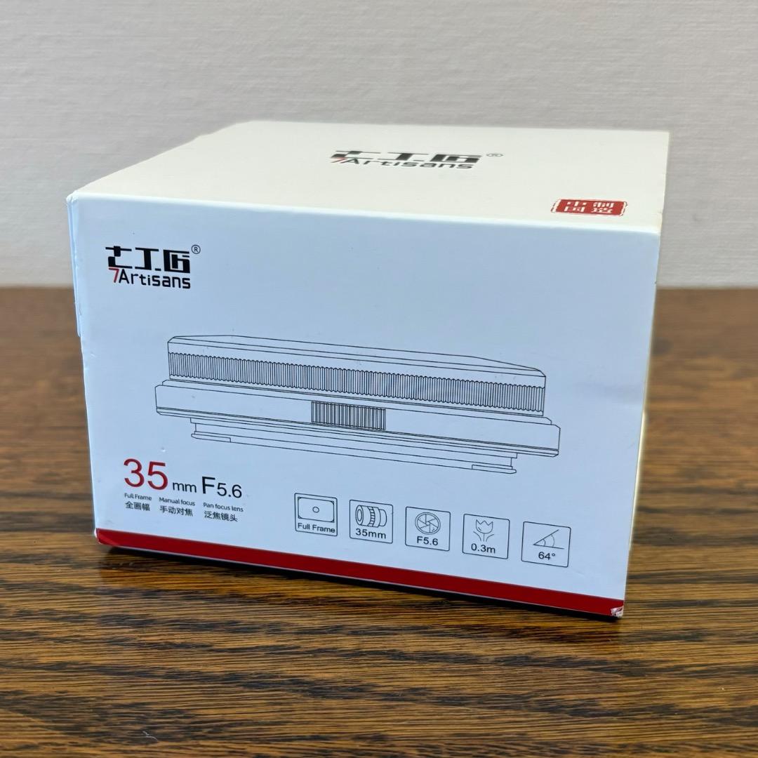 7Artisans 35mm F5.6 パンケーキ型レンズ（送料込）